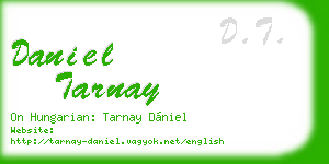 daniel tarnay business card
